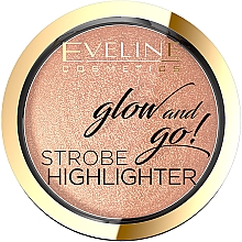 Парфумерія, косметика Хайлайтер для обличчя - Eveline Cosmetics Glow and Go! Strobe Highlighter