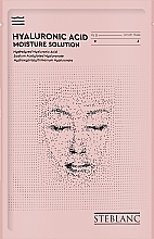 Парфумерія, косметика Тканинна крем-маска для обличчя з гіалуроновою кислотою "Зволожувальна" - Steblanc Hyaluronic Acid Moisture Solution