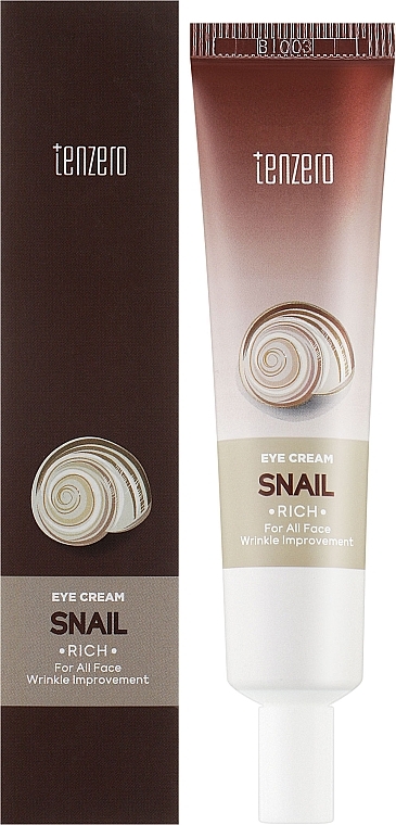 Крем для області навколо очей з муцином равлика - Tenzero Rich Snail Eye Cream — фото N2