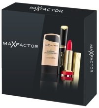 Парфумерія, косметика Набір - Max Factor Fearless (lipstick/3.5 g + mascara/7.2 ml + Foundation/35ml)