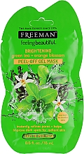 Парфумерія, косметика Маска-плівка для обличчя освітлювальна "Зелений чай і апельсиновий цвіт" - Freeman Feeling Beautiful Mask (mini)