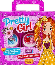 Парфумерія, косметика Набір "Блискуча парочка" - Liora Pretty Girl (lip/balm/10g + lip/balm/10g) *