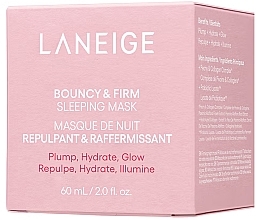 Нічна маска для обличчя - Laneige Bouncy & Firm Sleeping Mask — фото N3