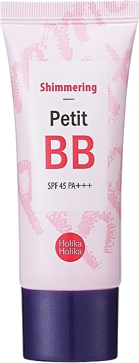 Сияющий BB крем для лица - Holika Holika Shimmering Petit BB Cream SPF45 — фото N3