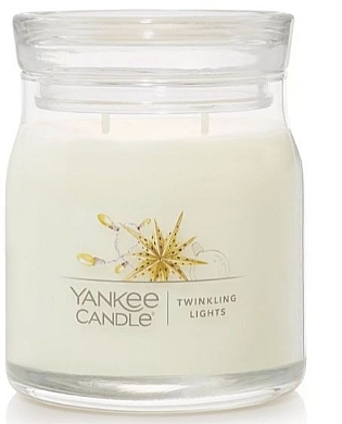 Ароматическая свеча в банке "Twinkling Lights", 2 фитиля - Yankee Candle Singnature — фото N1