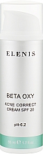 Крем-флюїд матувальний - Elenis Beta Oxy System Acne Correct Cream SPF20 — фото N1