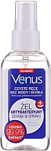 Парфумерія, косметика Антибактеріальний гель для рук у спреї - Venus Antibacterial Hand Gel Spray