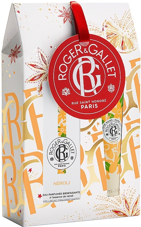 Roger & Gallet Neroli Wellbeing Fragrant Water - Набор (f/water/30ml + h/cr/30ml) — фото N1