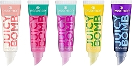 Набір блисків для губ - Essence Juicy Bomb Shiny Lipgloss Set (5xlipgloss/10ml) — фото N2