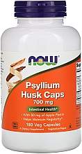 Парфумерія, косметика Капсули "Лушпиння насіння подорожника Псиліум", 700 мл - Now Foods Psyllium Husk Caps