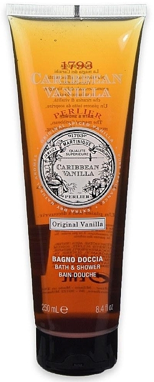 Крем-піна 2 в 1 "Карибська ваніль" - Perlier Caribbean Vanilla Bath & Shower Foam — фото N1