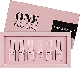 Парфумерія, косметика Набір, 6 продуктів - One Pro Line Base & Top Set