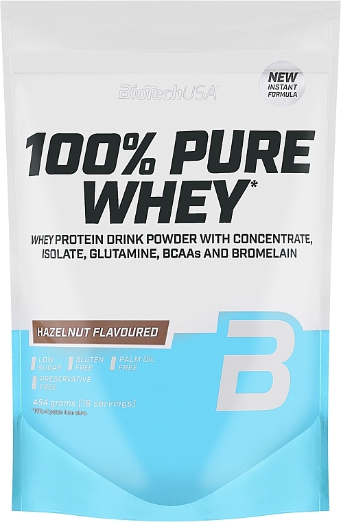 Протеин "Лесной орех" - BioTech 100% Pure Whey Hazelnut — фото N1