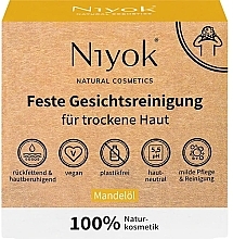 Духи, Парфюмерия, косметика Твердое очищающее средство для лица с миндальным маслом - Niyok Almond Oil Solid Facial Cleanser