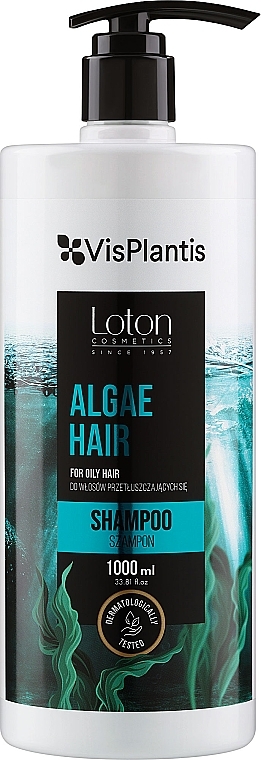 Шампунь для волосся з екстрактом водоростей - Vis Plantis Loton Algae Hair Shampoo — фото N2