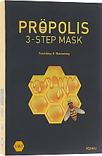 Парфумерія, косметика Маска для обличчя 3-крокова - A'pieu Propolis 3-Step Mask