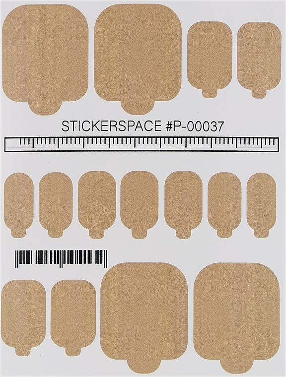 Дизайнерские наклейки для педикюра "Wraps P-00037" - StickersSpace — фото N1