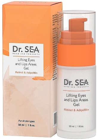Лифтинг-гель для области глаз и губ - Dr. Sea Lifting Eyes And Lips Areas Gel — фото N1