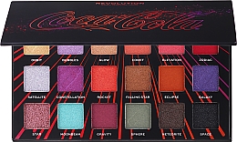 Парфумерія, косметика Палетка тіней для повік - Makeup Revolution x Coca-Cola Creations Shadow Palette