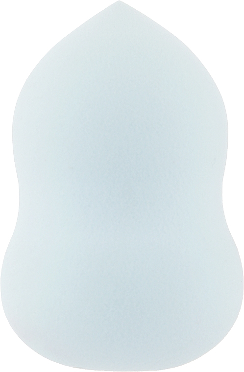 Спонж для макияжа грушевидный, нелатексный NL-B14, голубой - Cosmo Shop Latex Free — фото N1