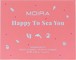 Палетка тіней для повік - Moira Happy To Sea You Shadow Palette — фото N2