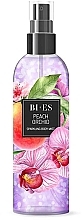 Духи, Парфюмерия, косметика Сверкающий спрей для тела "Персик и орхидея" - Bi-Es Peach & Orchid Sparkling Body Mist