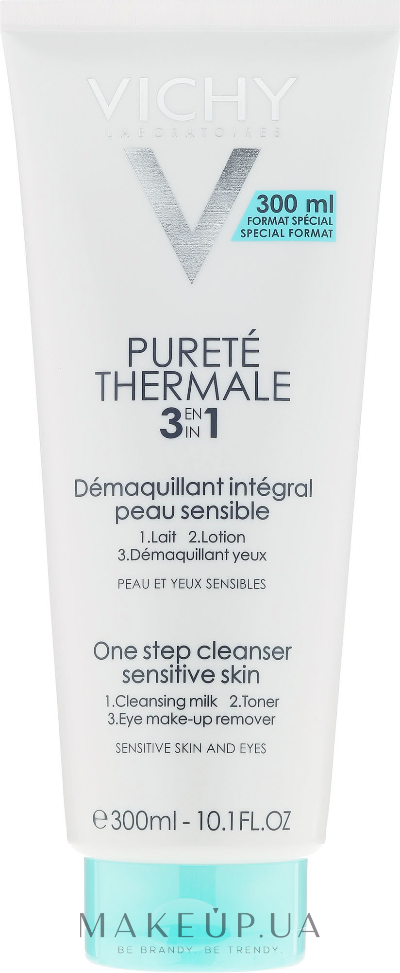 Средство для снятия макияжа 3-в-1 - Vichy Purete Thermale 3 in 1 One Step Cleanser — фото 300ml