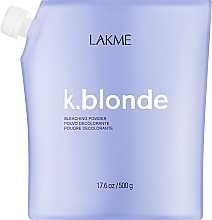 Знебарвлювальний порошок для волосся - Lakme K.Blonde Bleaching Powder — фото N1