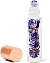 Бутылочка с кристаллами для масла "Лазурит", 10 мл - Crystallove Lapis Lazuli Oil Bottle — фото N1