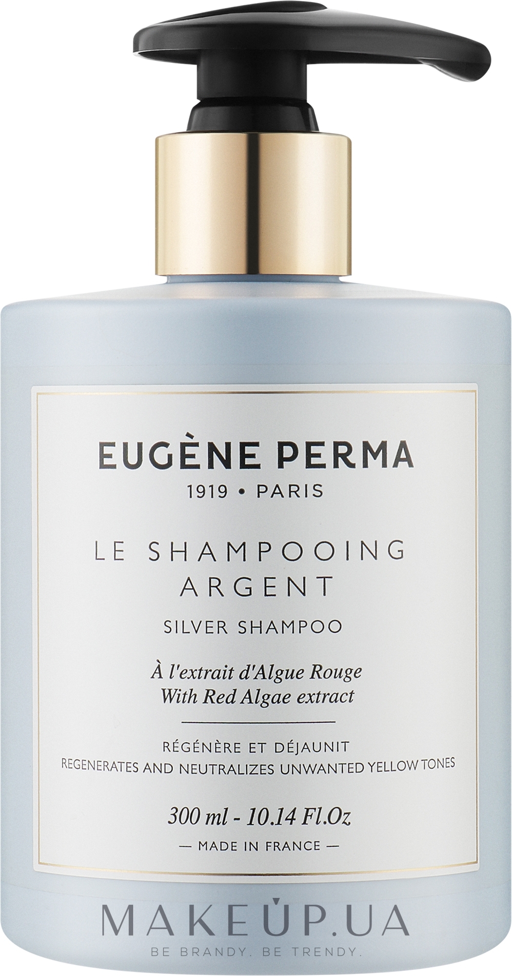 Антижелтый шампунь для седых и обесцвеченных волос - Eugene Perma 1919 Silver Shampoo — фото 300ml