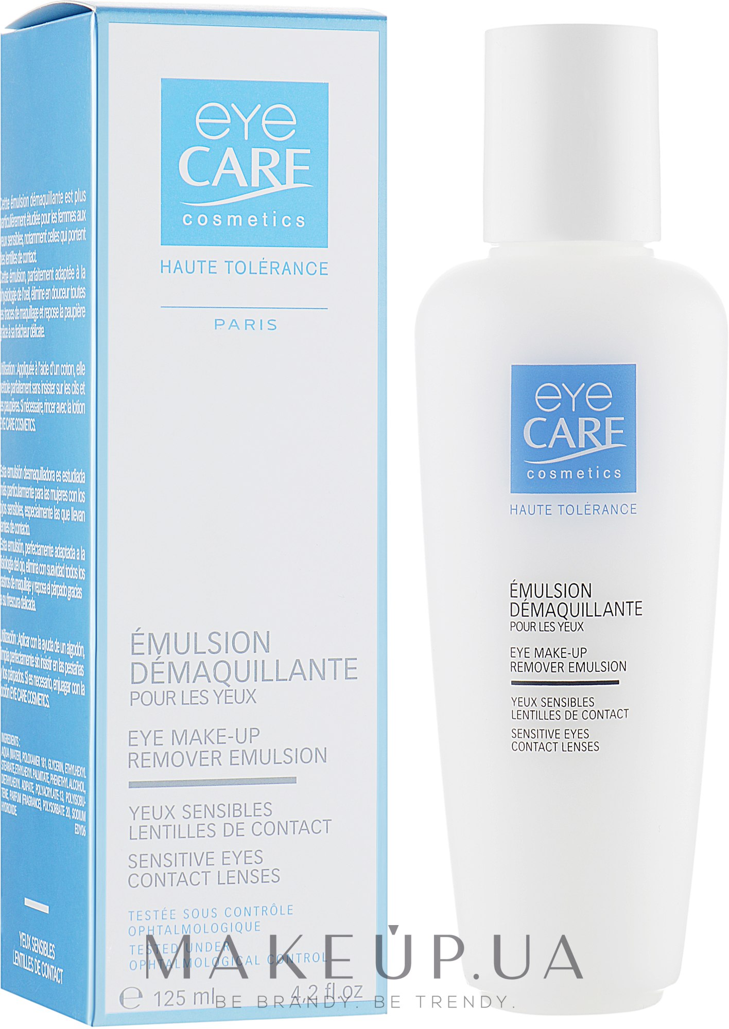 Эмульсия для снятия макияжа с глаз - Eye Care Cosmetics Eye Make-up Remover Emulsion — фото 125ml