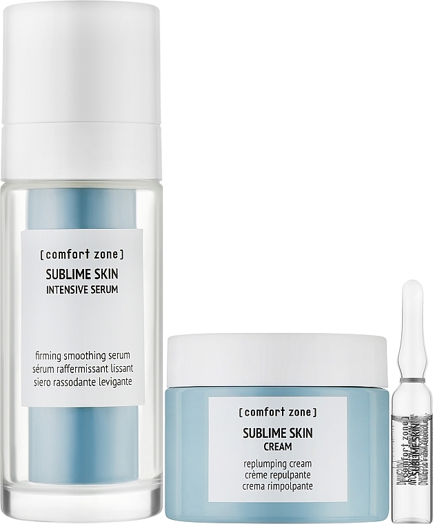 УЦЕНКА Набор - Comfort Zone Sublime Skin Kit (amp/3x2ml + f/cr/60ml + f/ser/30ml) * — фото N2