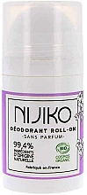 Парфумерія, косметика Дезодорант роликовий, без запаху - Nijiko Organic Roll-On Deodorant Fragrance Free