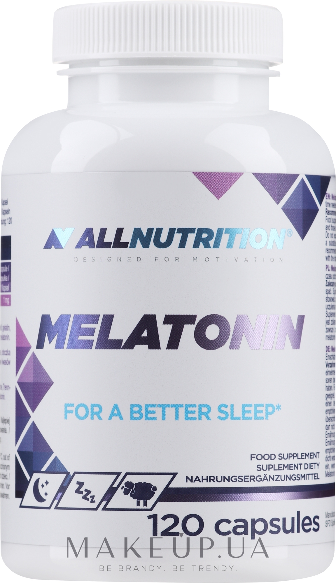 Харчова добавка «Мелатонін» - Allnutrition Adapto Melatonin — фото 120шт