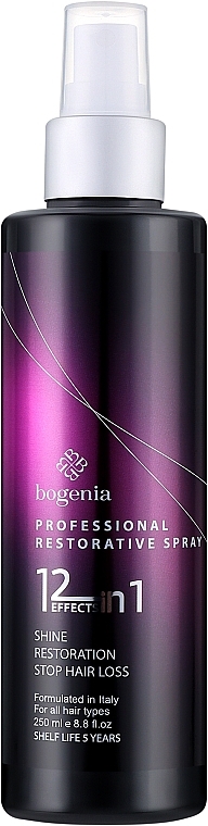 Восстанавливающий профессиональный спрей для волос 12 в 1 - Bogenia Professional Restorative Spray