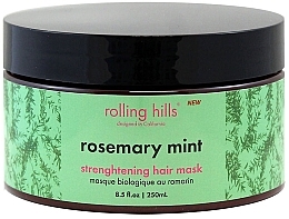 Зміцнювальна маска для волосся "Розмариново-м'ятна" - Rolling Hills Rosemary Mint Strenghtening Hair Mask — фото N1