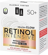 Интенсивный ночной крем для лица 50+ - AA Retinol Intensive Healthy Glow 50+ Night Cream — фото N4