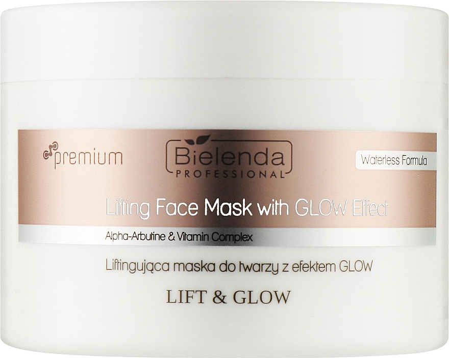 Пудрова ліфтинг-маска для обличчя з ефектом сяяння - Bielenda Professional Lift & Glow Lifting Powder Face Mask with Glow Effect — фото N1