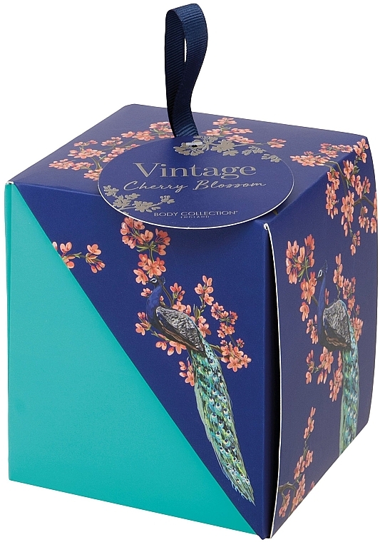 Набор - Technic Cosmetics Vintage Cherry Blossom Gift Box (b/wash/50ml + b/lot/50ml + soap/50g + nail/brush) — фото N4