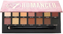 Палетка теней - W7 Romanced Eyeshadow Palette — фото N2