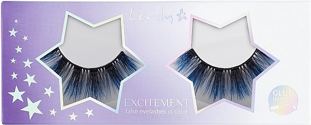 Цветные накладные ресницы - Lovely Excitement False Eyelash In Color — фото N1