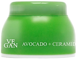 Крем для шкіри навколо очей з екстрактом авокадо та керамідами - Vegan By Happy Avocado + Ceramides Eye Cream — фото N2