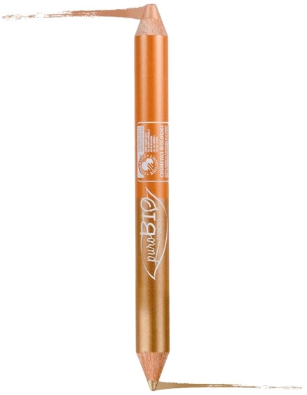 Двосторонній олівець для очей - PuroBio Cosmetics Duo Eye Pencil — фото N1