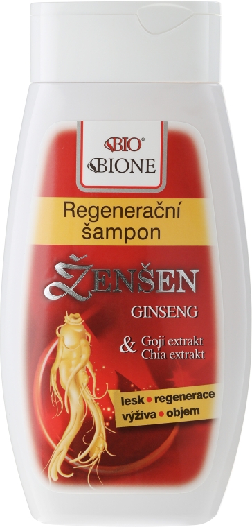 Шампунь для волос - Bione Cosmetics Ginseng Regenerative Shampoo — фото N1