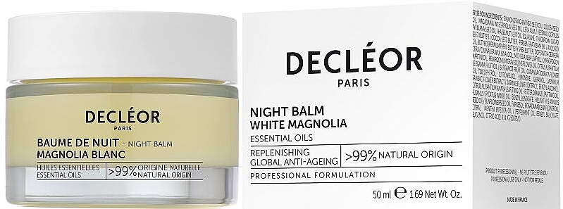 Омолаживающий ночной бальзам - Decleor White Magnolia Anti-Aging Night Balm — фото N1