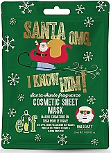 Парфумерія, косметика Тканинна освітлювальна маска для обличчя - Mad Beauty Elf Santa Cosmetic Sheet Mask