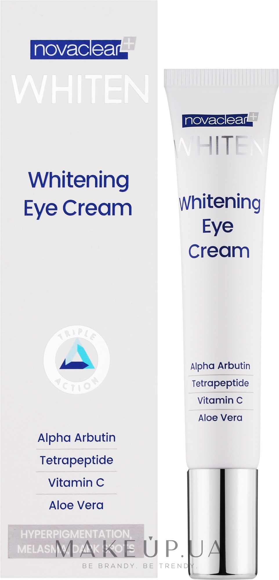 Крем для глаз против пигментных пятен - Novaclear Whiten Eye Cream — фото 15ml