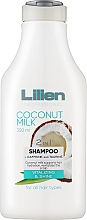 Духи, Парфюмерия, косметика Шампунь для всех типов волос - Lilien Coconut Milk 2v1 Shampoo
