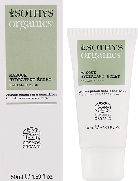 Маска для лица, увлажняющая - Sothys Organics Mask Hydratant Eclat — фото N2