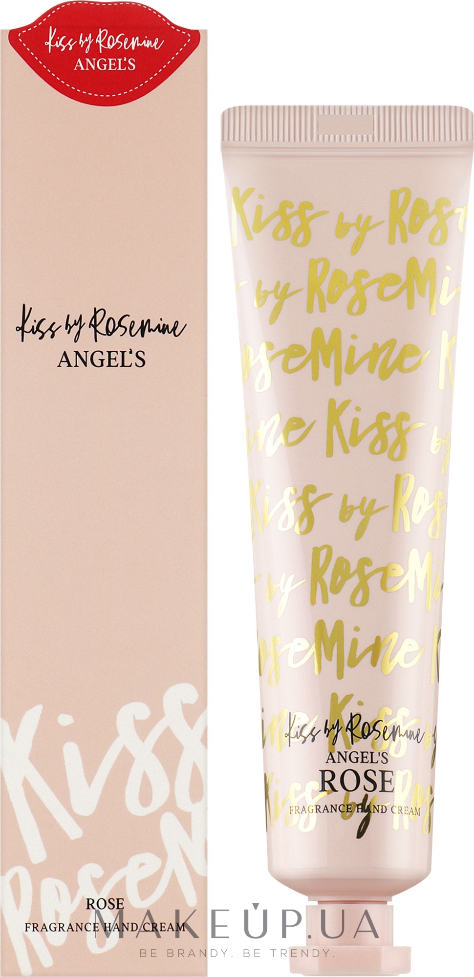 Крем для рук с ароматом "Ангельская роза" - Kiss By Rosemine Fragrance Hand Cream Angel's Rose — фото 60ml